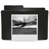 Folder Black Pictures Out Icon 96x96 png
